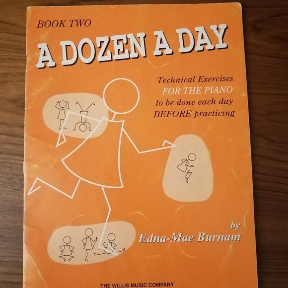 Piano lesson book - A Dozen a Day Book 2 by Edna-Mae Brunam - Picture 1 of 1